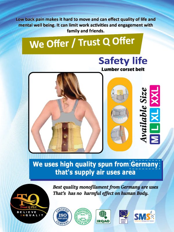 Safety Life Lumber Corset Belt