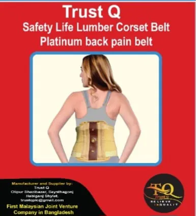 Safety Life Lumber Corset Belt Platinum